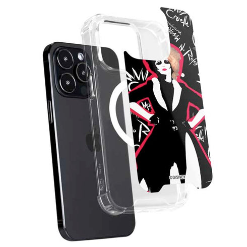 Disney Cruella (2021) Animated Pattern iPhone 15 Pro MagSafe Case